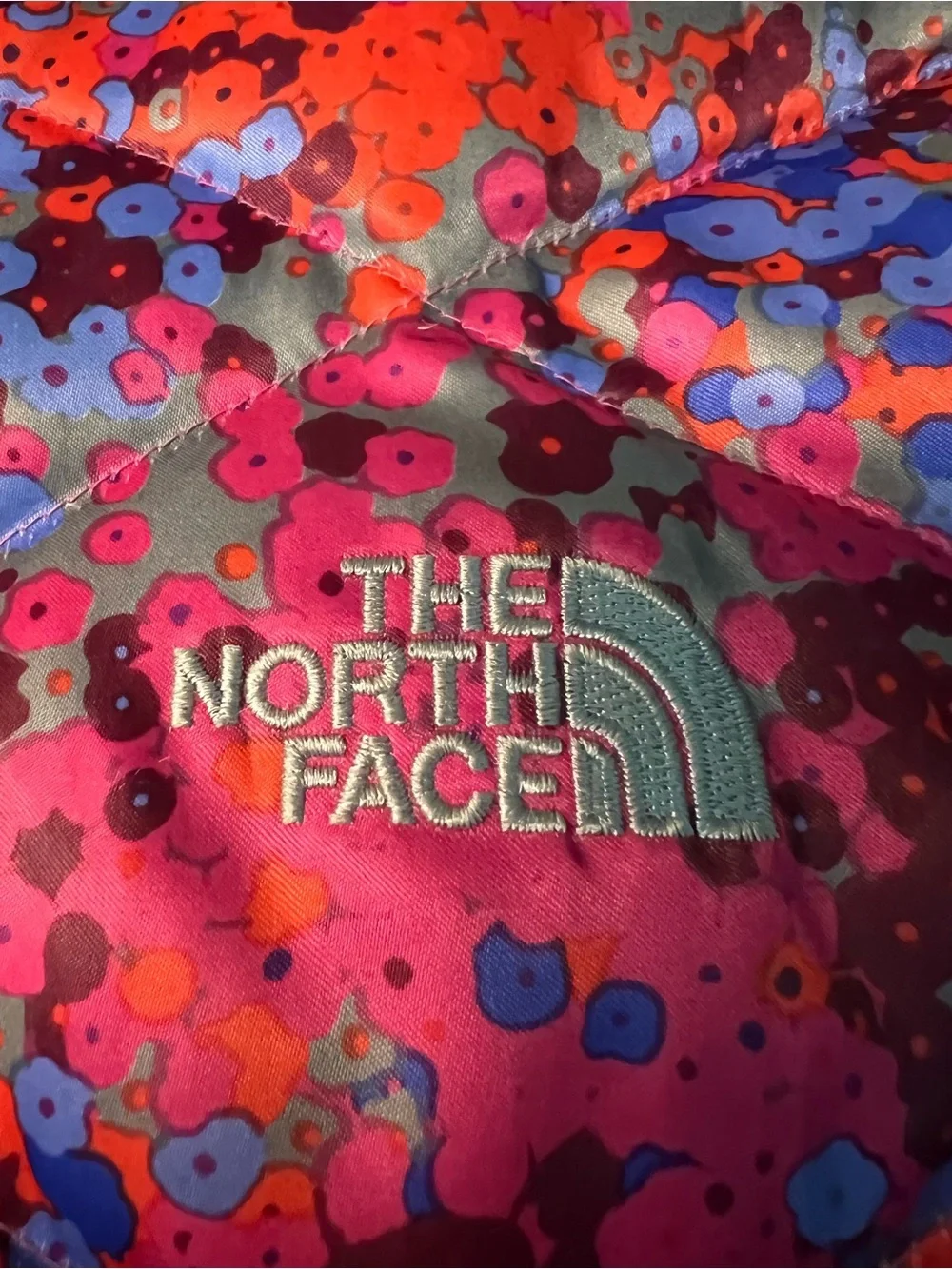 The North Face Bright Pink Girls' Quilted Puffer Ski Jacket Size 14-16